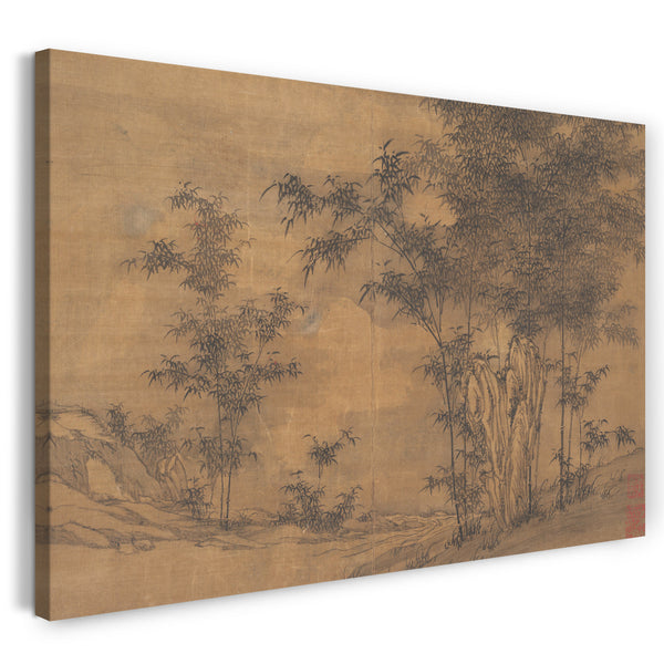 Leinwandbild Nicht identifizierter Künstler - Bambus