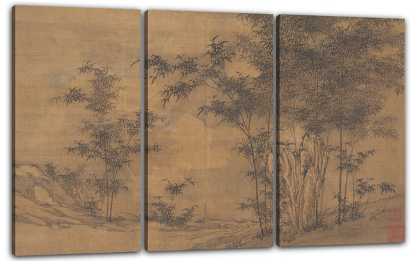 Leinwandbild Nicht identifizierter Künstler - Bambus
