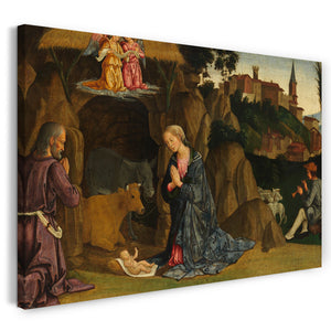Leinwandbild Antoniazzo Romano - Die Geburt Christi