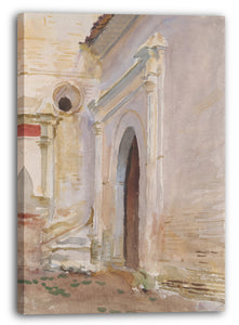 Leinwandbild John Singer Sargent - Gewölbter Eingang