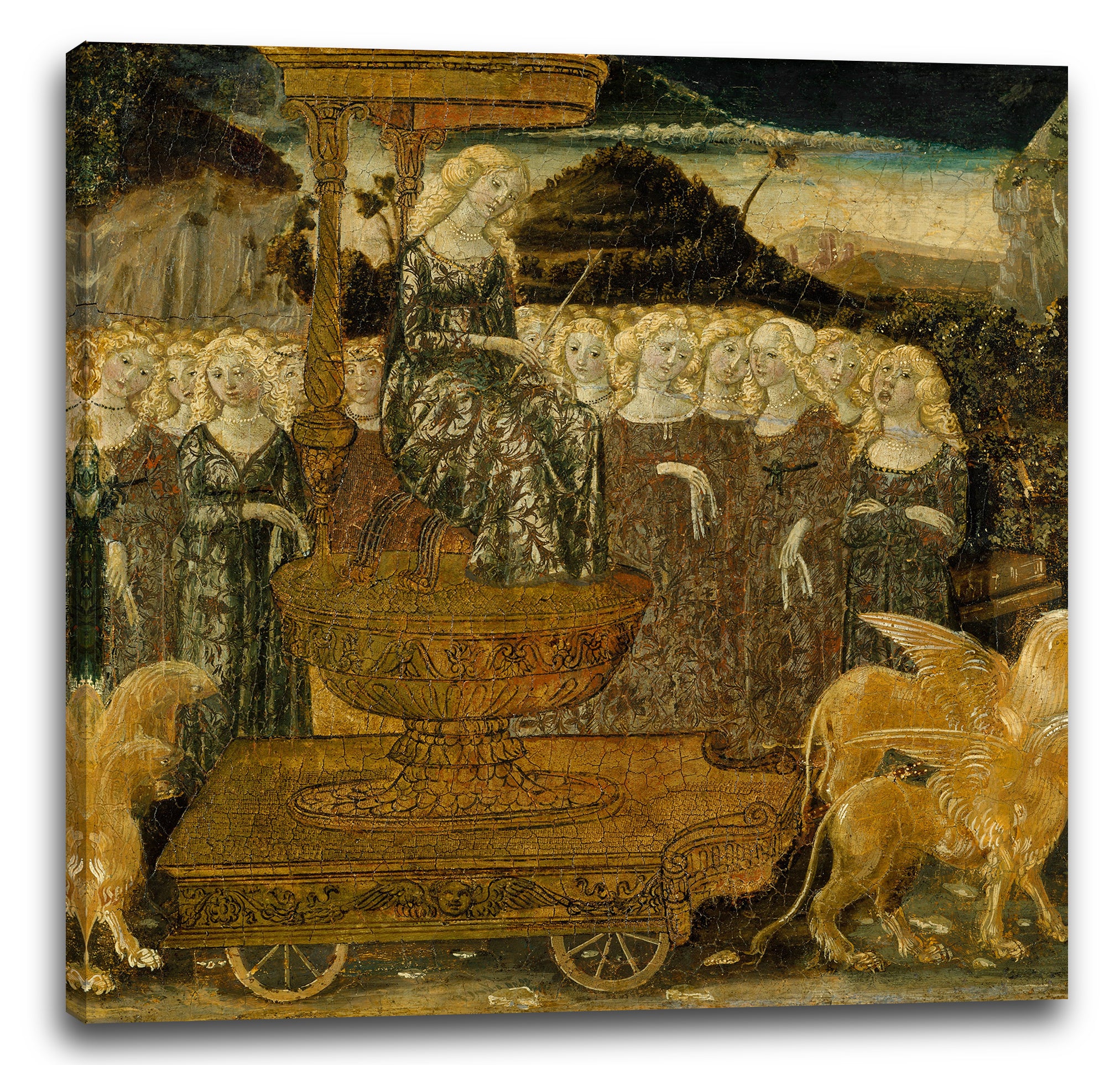 Leinwandbild Francesco di Giorgio Martini - Göttin der keuschen Liebe