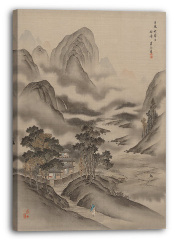Leinwandbild Seki Shūkō - Besuch eines Freundes