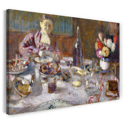 Leinwandbild Edouard Vuillard - Mittagessen