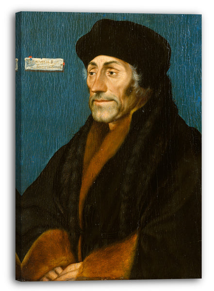 Leinwandbild Hans Holbein der Jüngere - Erasmus von Rotterdam