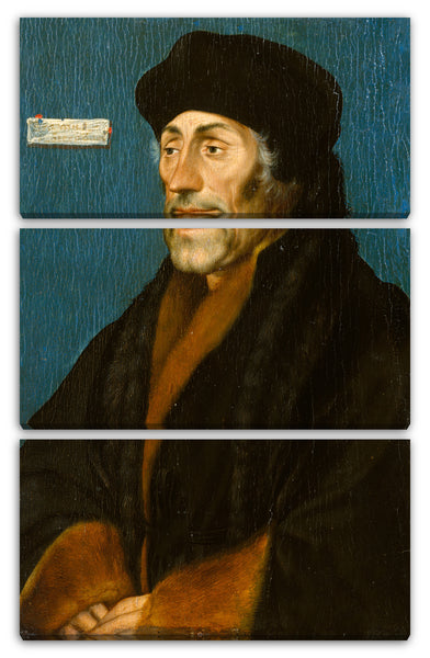 Leinwandbild Hans Holbein der Jüngere - Erasmus von Rotterdam