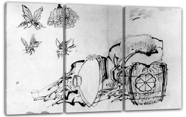 Leinwandbild Katsushika Hokusai zugeschrieben - Shōjō