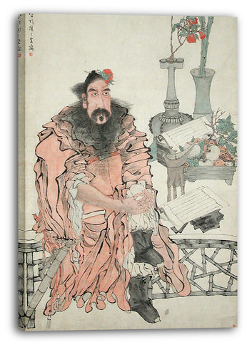 Leinwandbild Ren Yi - Zhong Kui