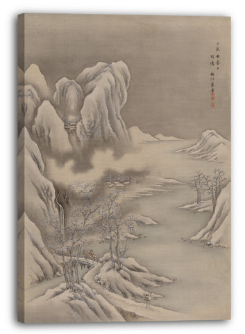 Leinwandbild Seki Shūkō - Winterszene