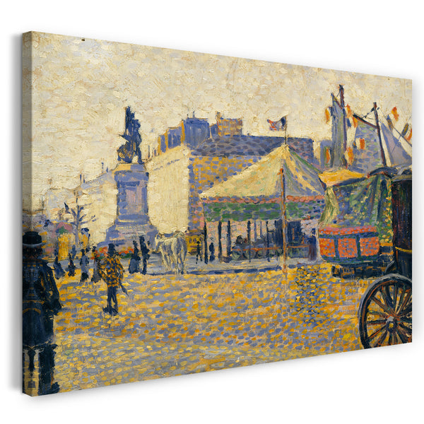 Leinwandbild Paul Signac - Place de Clichy