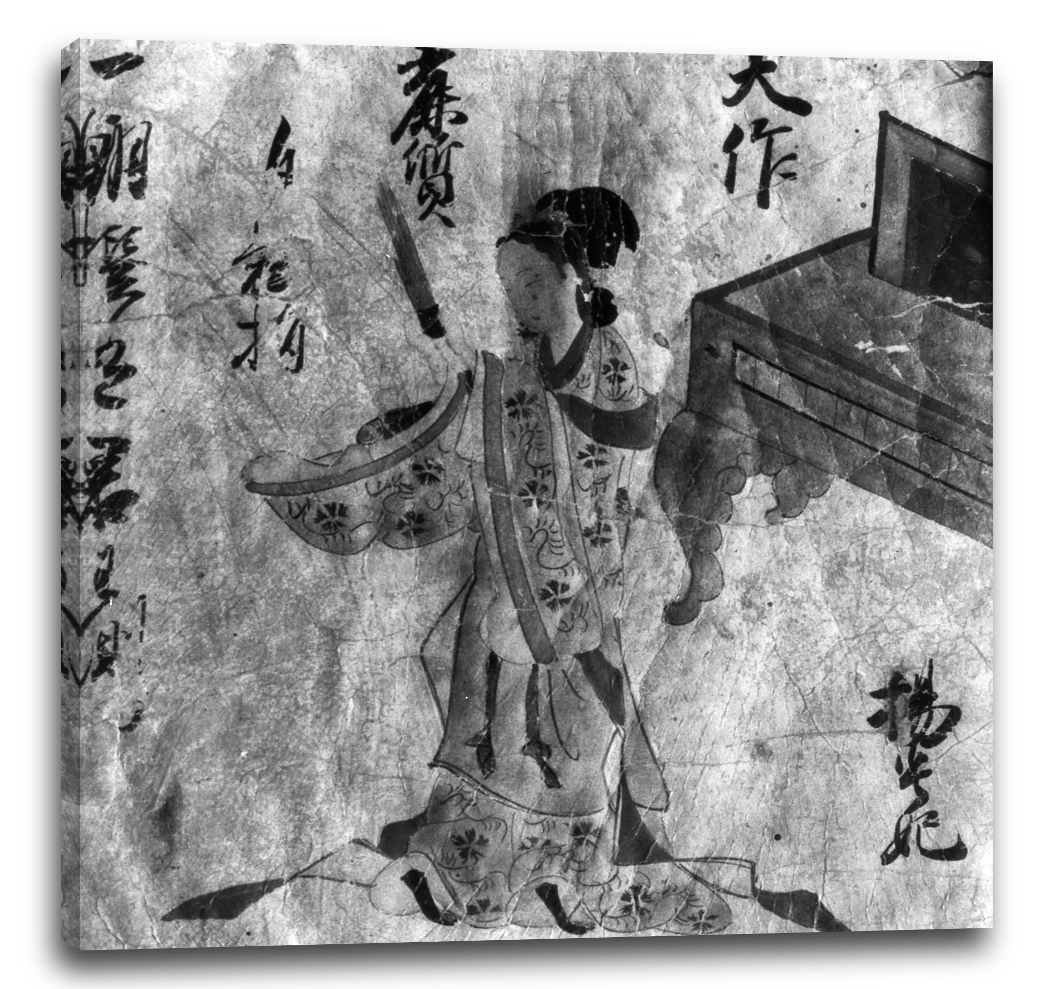 Leinwandbild Edo-Zeit - Dame, im Tosa-Stil
