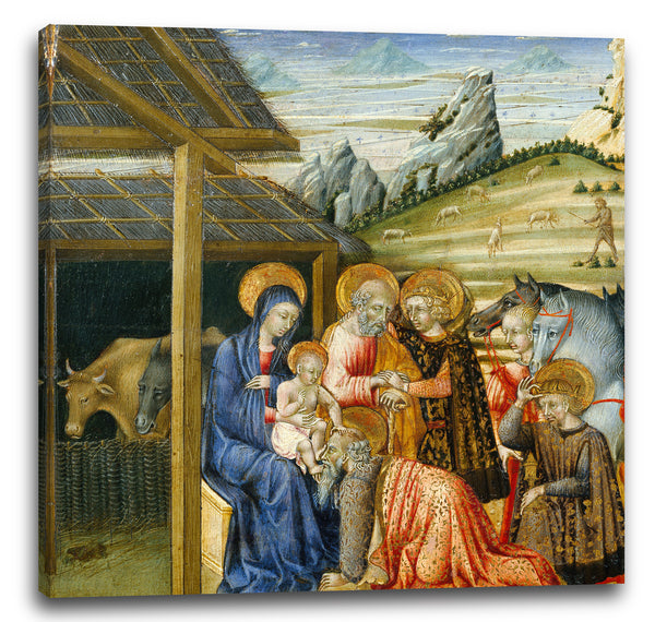 Leinwandbild Giovanni di Paolo - Die Anbetung der Könige