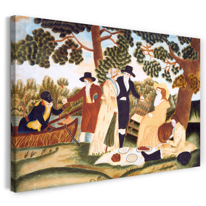 Leinwandbild ca. 1800 - Das Picknick