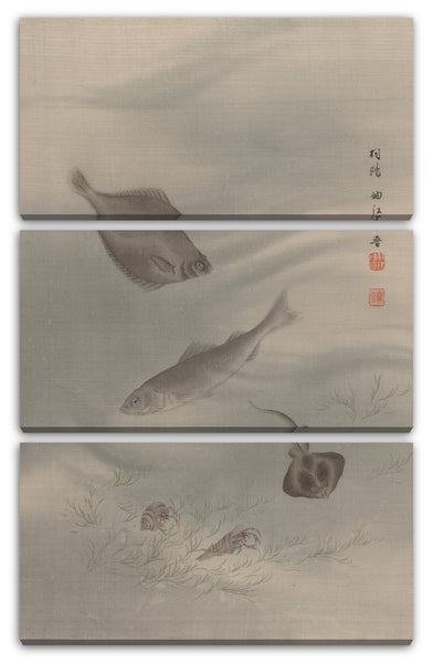 Leinwandbild Seki Shūkō - Fische