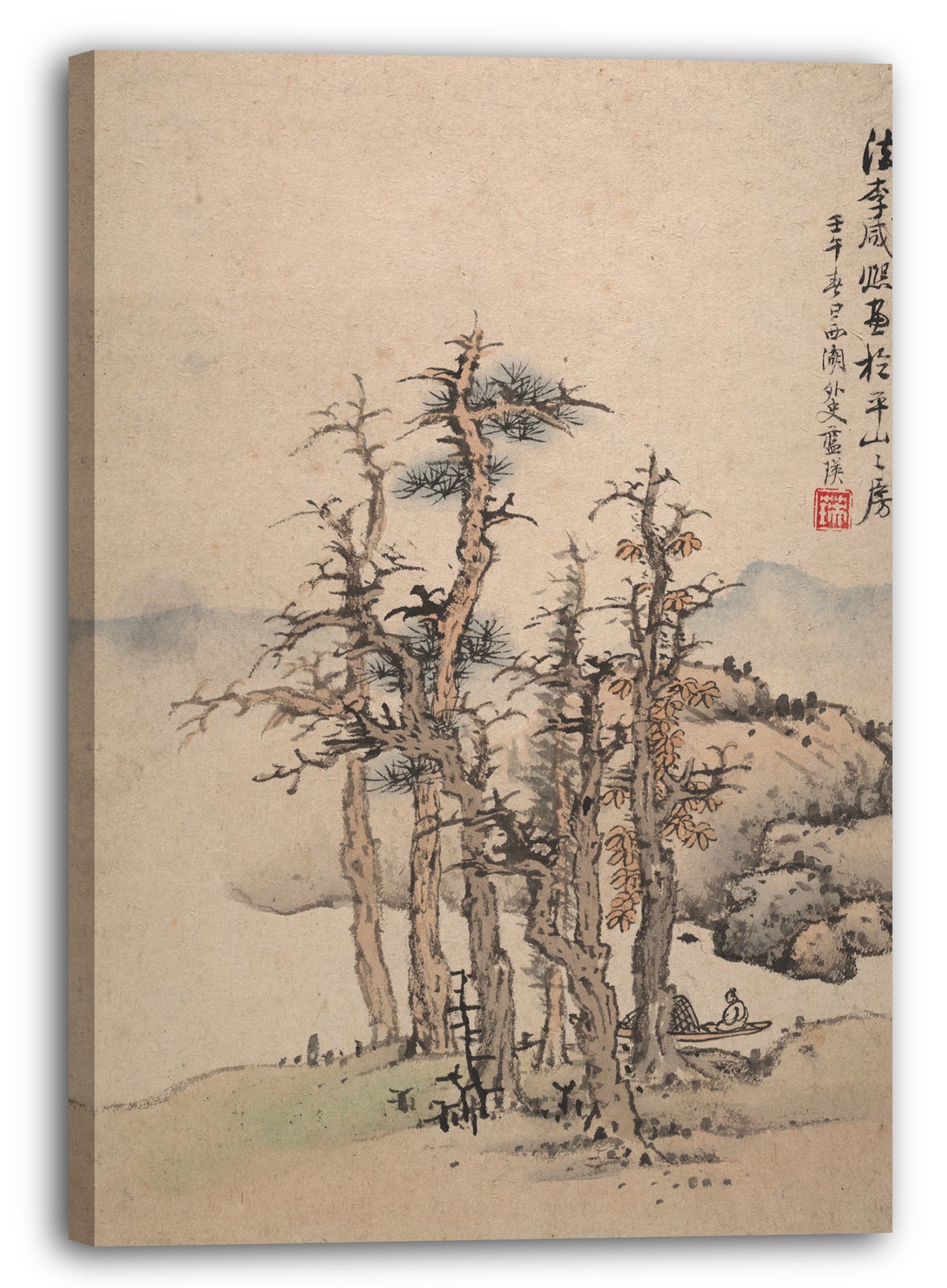 Leinwandbild Lan Ying - Landschaften nach Song- und Yuan-Meistern