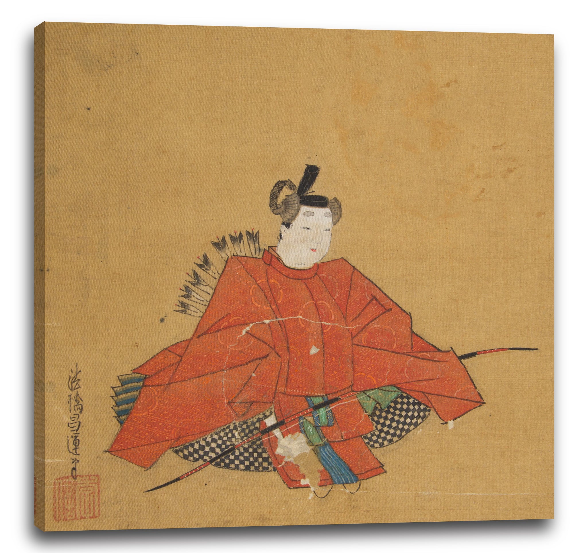 Leinwandbild Kano Shōun - Unsterblicher Dichter