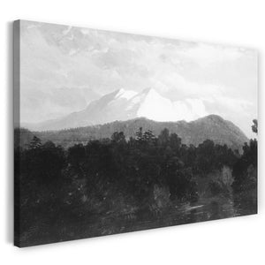 Leinwandbild James M. Hart - Gebirge
