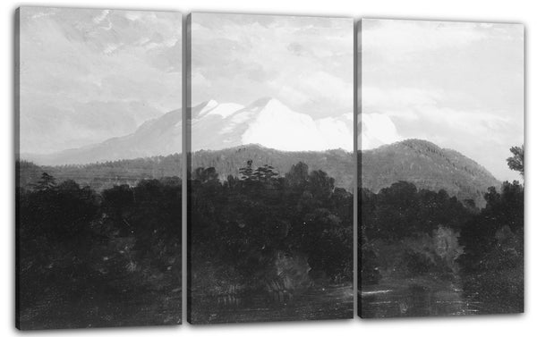 Leinwandbild James M. Hart - Gebirge