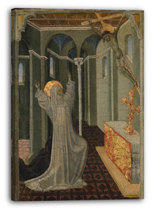 Leinwandbild Giovanni di Paolo - Die heilige Katharina von Siena empfängt die Stigmata