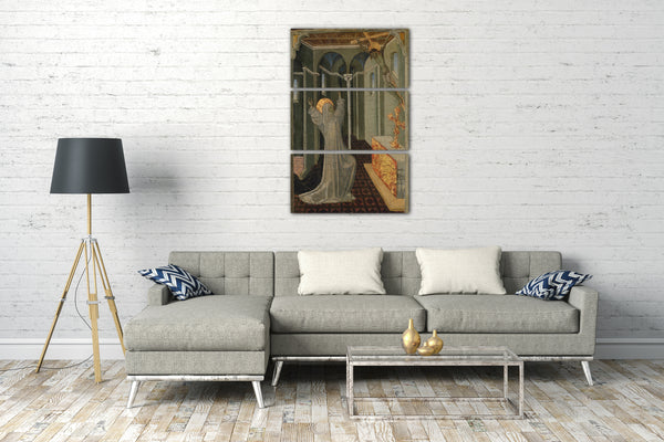 Leinwandbild Giovanni di Paolo - Die heilige Katharina von Siena empfängt die Stigmata