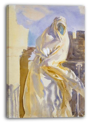 Leinwandbild John Singer Sargent - Arabische Frau