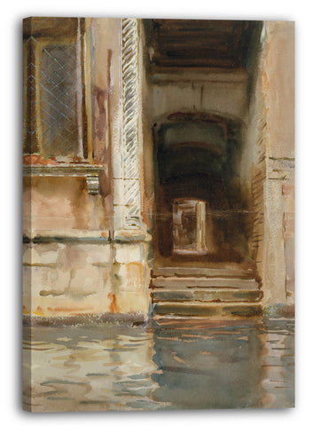 Leinwandbild John Singer Sargent - Venetianischer Durchgang