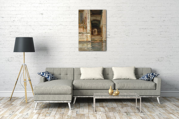 Leinwandbild John Singer Sargent - Venetianischer Durchgang