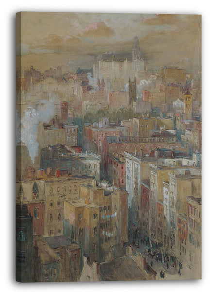 Leinwandbild Colin Campbell Cooper - Ansicht von New York City