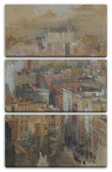 Leinwandbild Colin Campbell Cooper - Ansicht von New York City