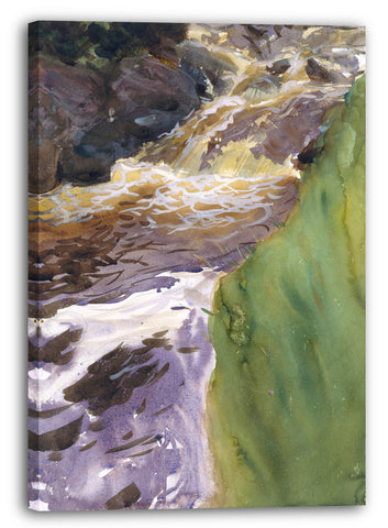 Leinwandbild John Singer Sargent - Rauschendes Wasser