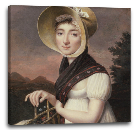 Leinwandbild Vincent Bertrand - Porträt einer Frau
