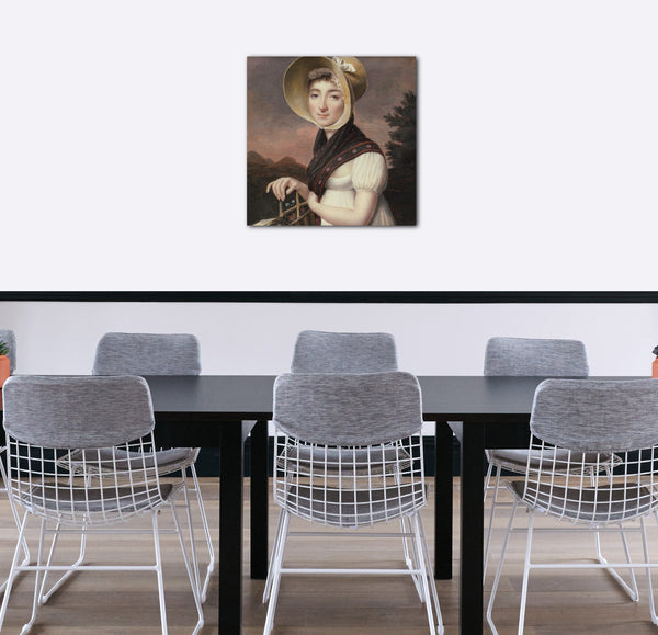 Leinwandbild Vincent Bertrand - Porträt einer Frau