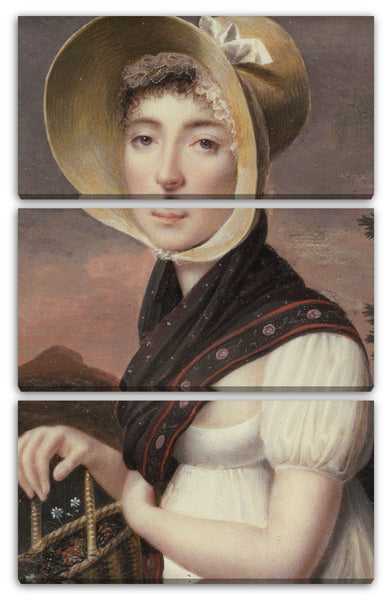 Leinwandbild Vincent Bertrand - Porträt einer Frau