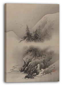 Leinwandbild Hashimoto Gahō - Schneelandschaft
