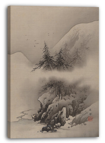 Leinwandbild Hashimoto Gahō - Schneelandschaft