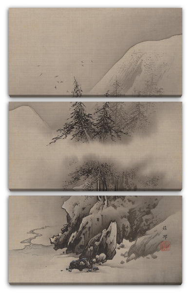 Leinwandbild Hashimoto Gahō - Schneelandschaft