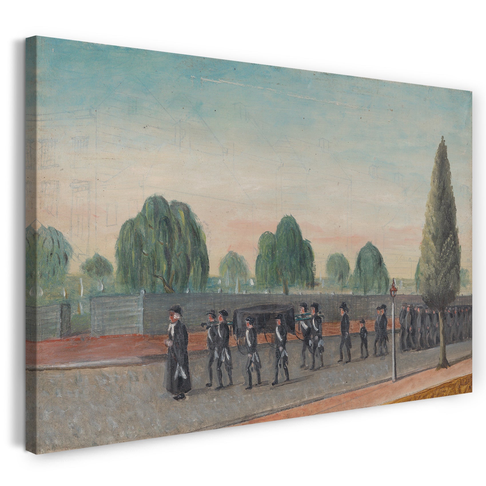 Leinwandbild William P. Chappel - Erwachsenen-Trauerzug