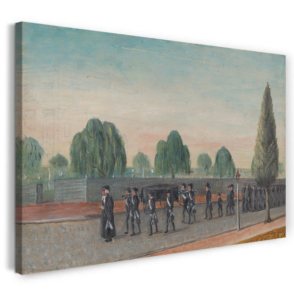Leinwandbild William P. Chappel - Erwachsenen-Trauerzug