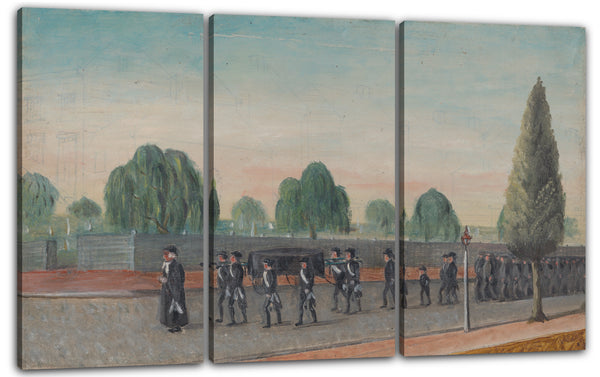 Leinwandbild William P. Chappel - Erwachsenen-Trauerzug