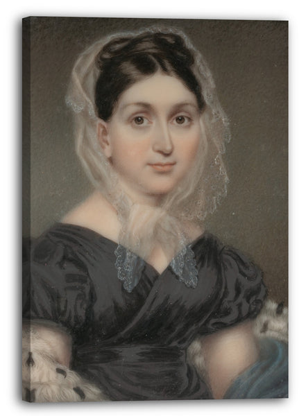 Leinwandbild Nathaniel Rogers - Frau Stephen Van Rensselaer III (Cornelia Paterson)