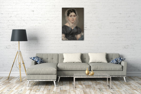 Leinwandbild Nathaniel Rogers - Frau Stephen Van Rensselaer III (Cornelia Paterson)