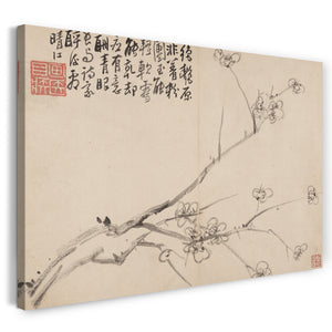 Leinwandbild Li Fangying - Of Album von blühenden Pflaumen