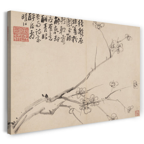 Leinwandbild Li Fangying - Of Album von blühenden Pflaumen