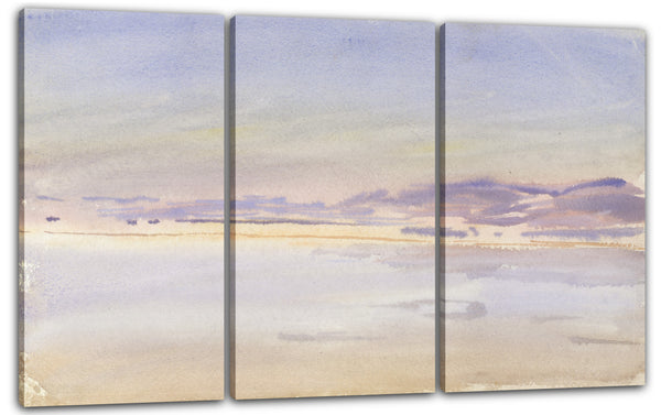 Leinwandbild John Singer Sargent - Sonnenuntergang am Meer