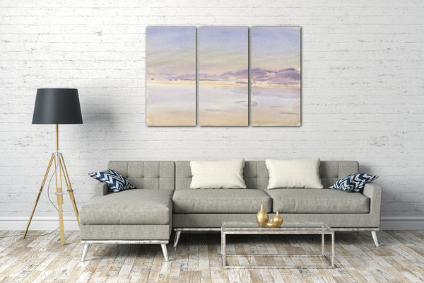 Leinwandbild John Singer Sargent - Sonnenuntergang am Meer