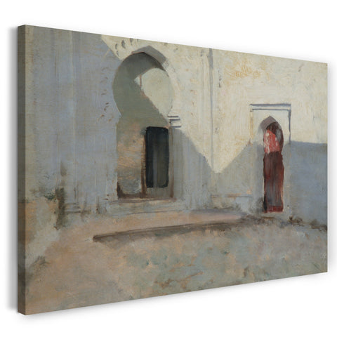 Leinwandbild John Singer Sargent - Innenhof, Tetuan, Marokko