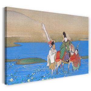 Leinwandbild Sakai Ōho - Sechs Juwelflüsse (Mu-Tamagawa)
