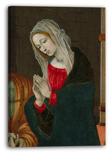 Leinwandbild Werkstatt von Filippino Lippi - Die Jungfrau der Geburt Christi