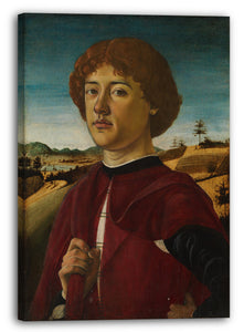 Leinwandbild Biagio d'Antonio - Portrait eines jungen Mannes