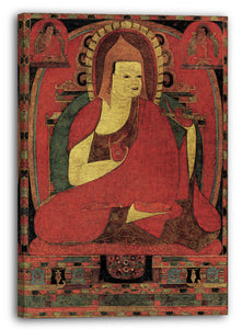 Leinwandbild Anfang bis Mitte des 12. Jahrhunderts - Portrait des indischen Mönchs Atisha