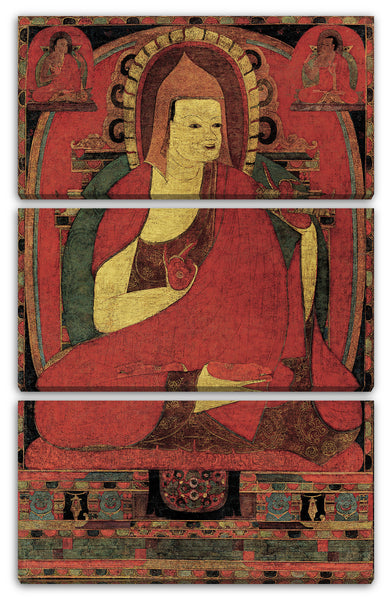 Leinwandbild Anfang bis Mitte des 12. Jahrhunderts - Portrait des indischen Mönchs Atisha